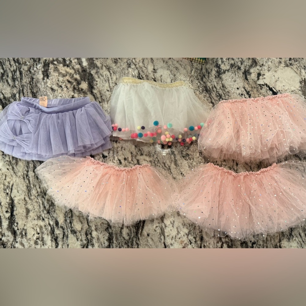 Set of Colorful Tulle Skirts tutu